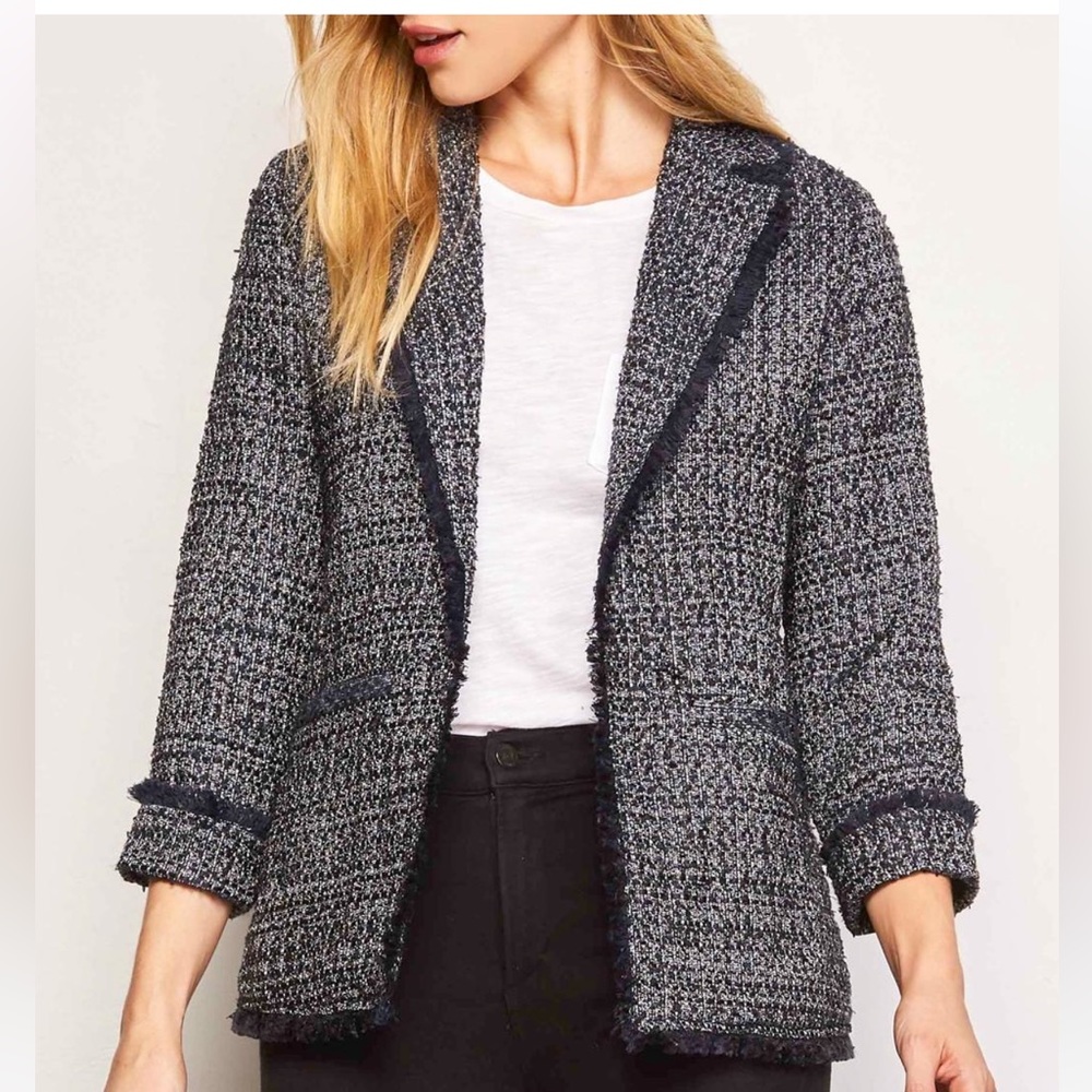 NWT Cupcakes and Cashmere Gregory Tweed Blazer size small